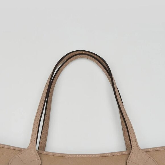 Louis Vuitton Tourterelle Monogram Giant Empreinte Leather Neverfull MM NM Bag - Picture 5 of 9